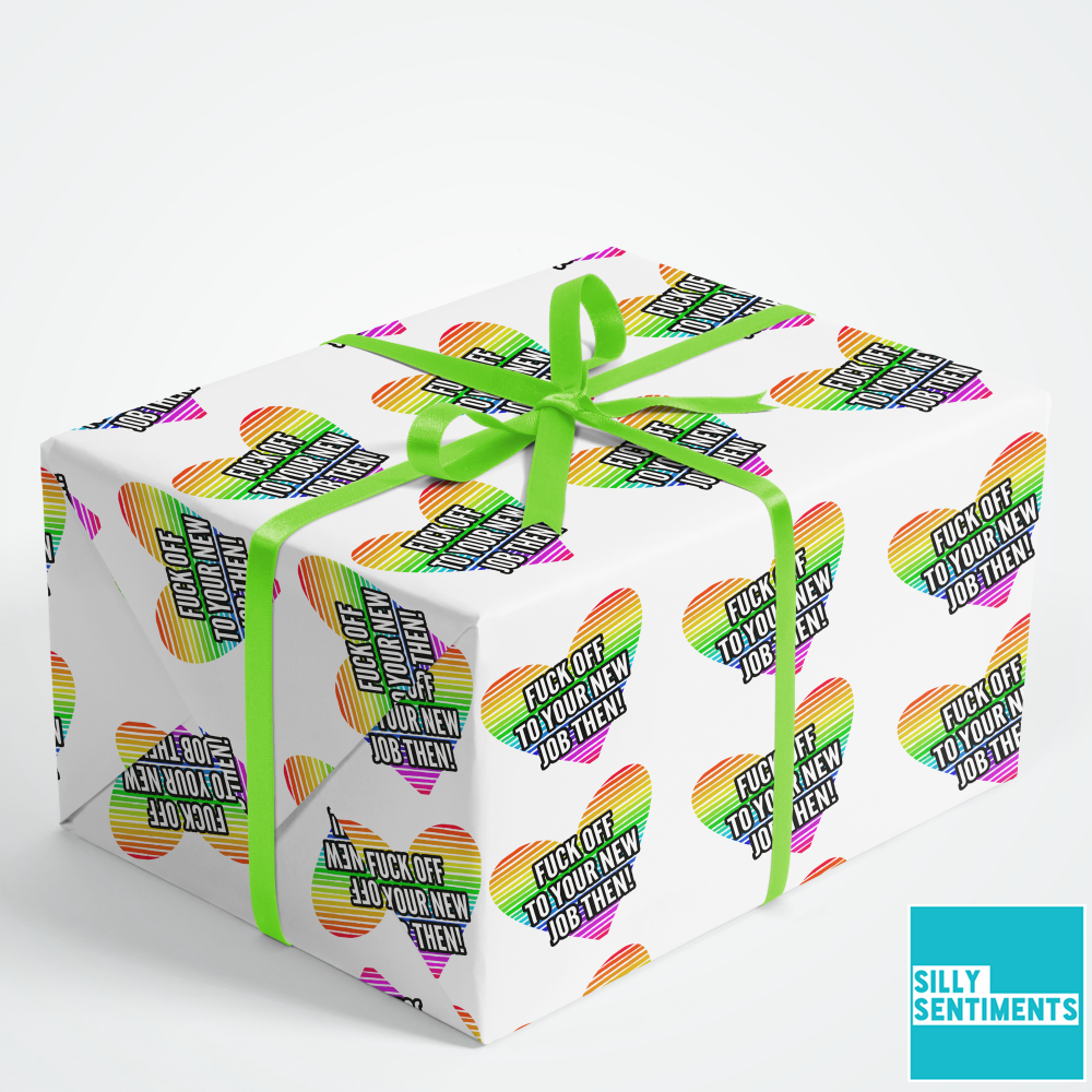Fuck Off To Your New Job Wrapping Paper #2 image